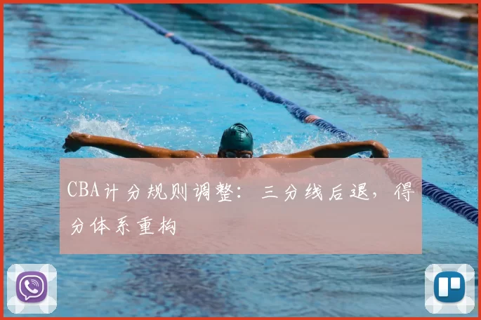 CBA计分规则调整：三分线后退，得分体系重构