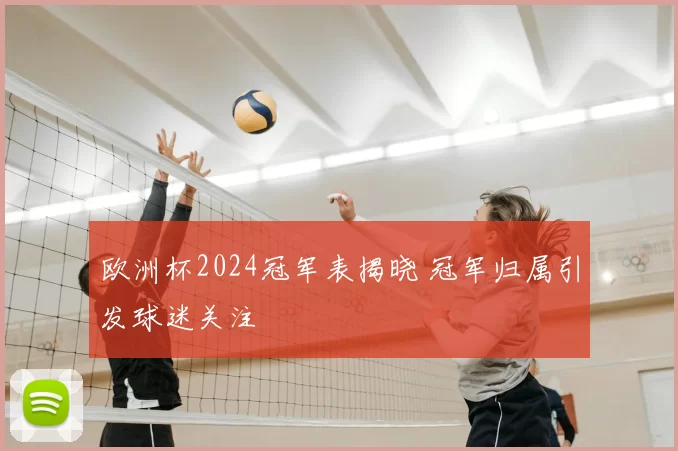 欧洲杯2024冠军表揭晓 冠军归属引发球迷关注