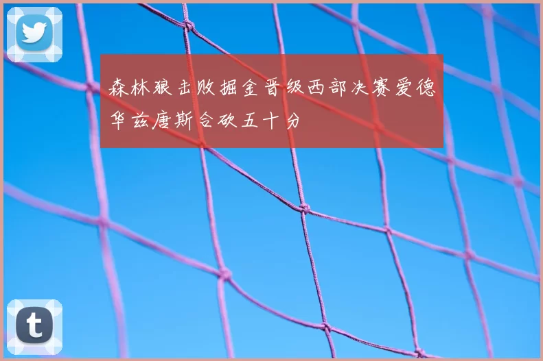 森林狼击败掘金晋级西部决赛爱德华兹唐斯合砍五十分