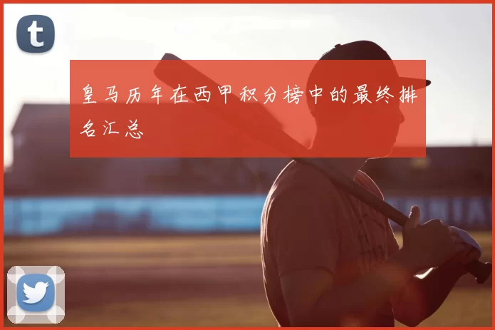 皇马历年在西甲积分榜中的最终排名汇总